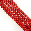 BEADS IMP TURQUOISE ROUND 10MM BE1267-RED