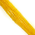 BEADS AGATE ROUND YELLOW 6MM BE9212