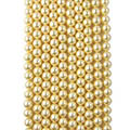 BEADS SHELL PEARLIZED ROUND CREAM 8MM BE9563