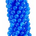 BEADS AGATE ROUND 8MM BLUE BE9693