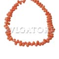 BEADS CORAL TEARDROP PINK 6X9MM