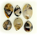 PENDANT PICTORIAL AGATE GREY