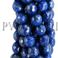 BEADS LAPIS LAZULI ROUND FACETED BLUE 6MM BE8485